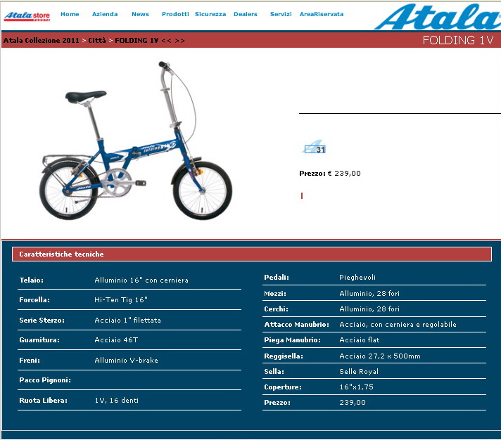Forum Indipendente Biciclette Elettriche, Pieghevoli e Utility -  Mini-pix-test: Atala Folding 16”